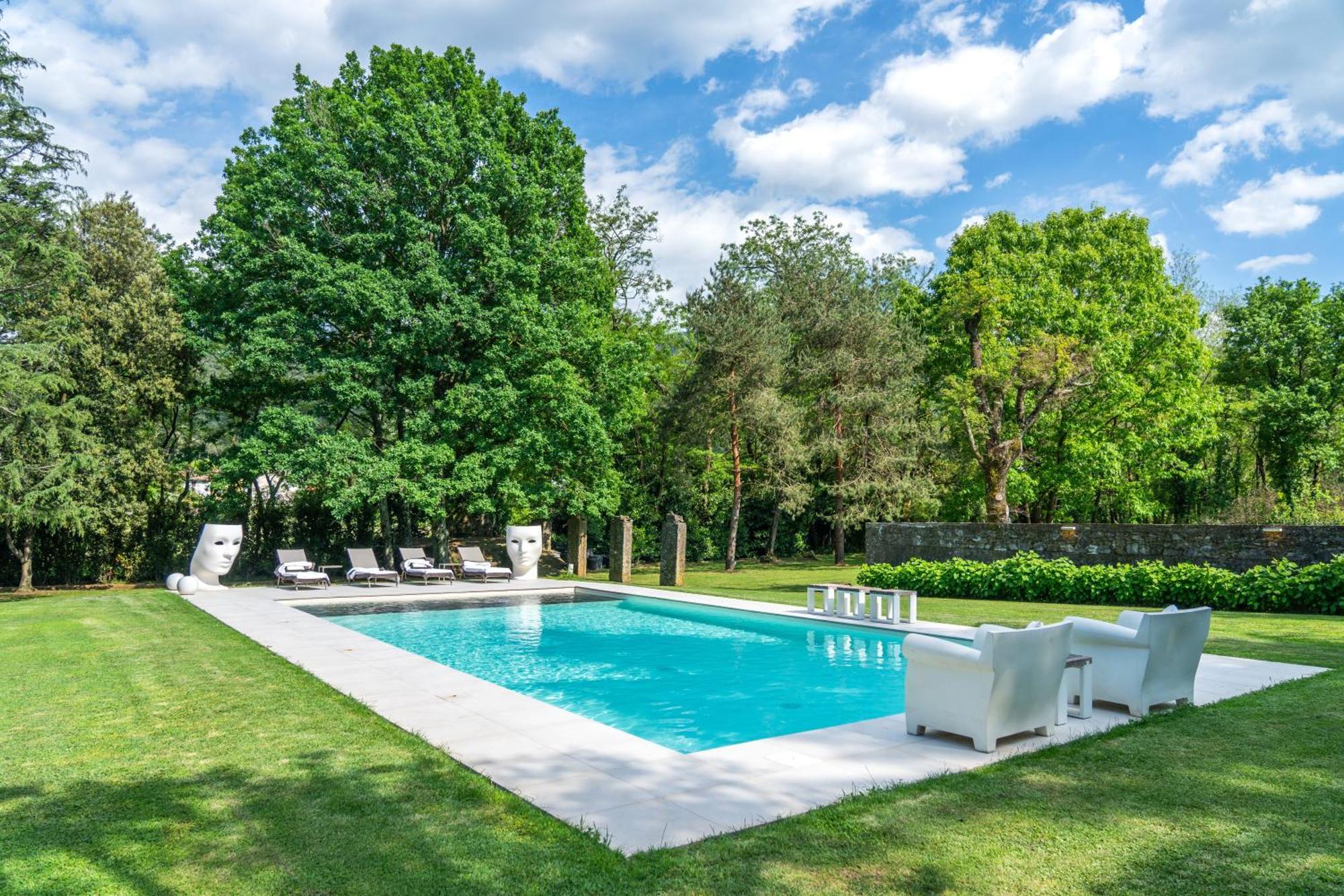 Villa Vittoria - Lusso Con Piscina, Tennis, Jacuzzi E Palestra Lucques Extérieur photo