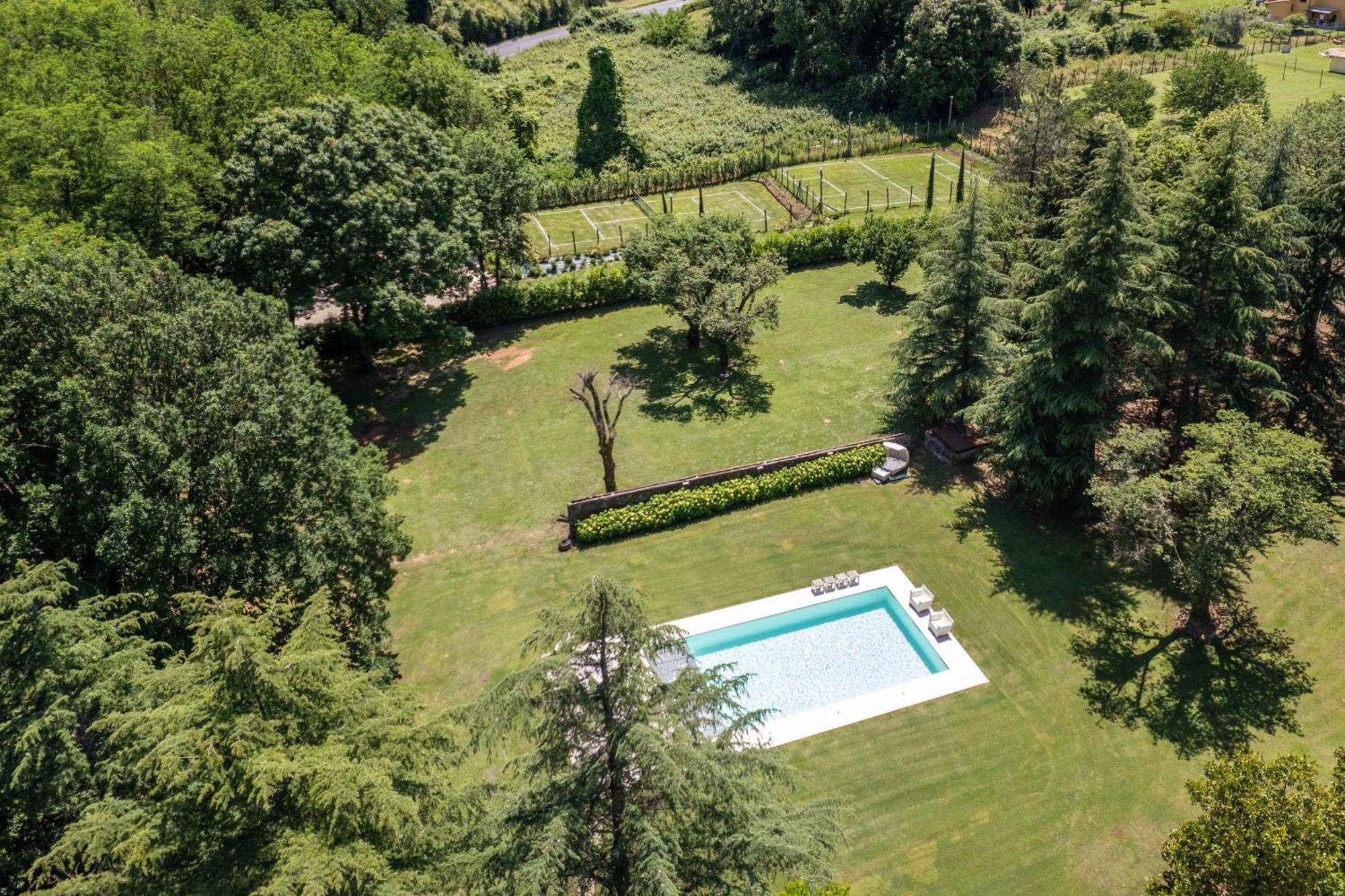Villa Vittoria - Lusso Con Piscina, Tennis, Jacuzzi E Palestra Lucques Extérieur photo